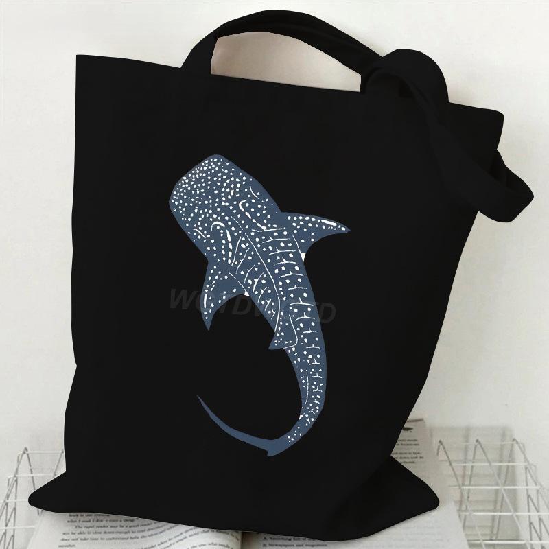 Ocean Animal Trend Shoulder Bag Daily Versatile Commuter Student Tutoring Bag