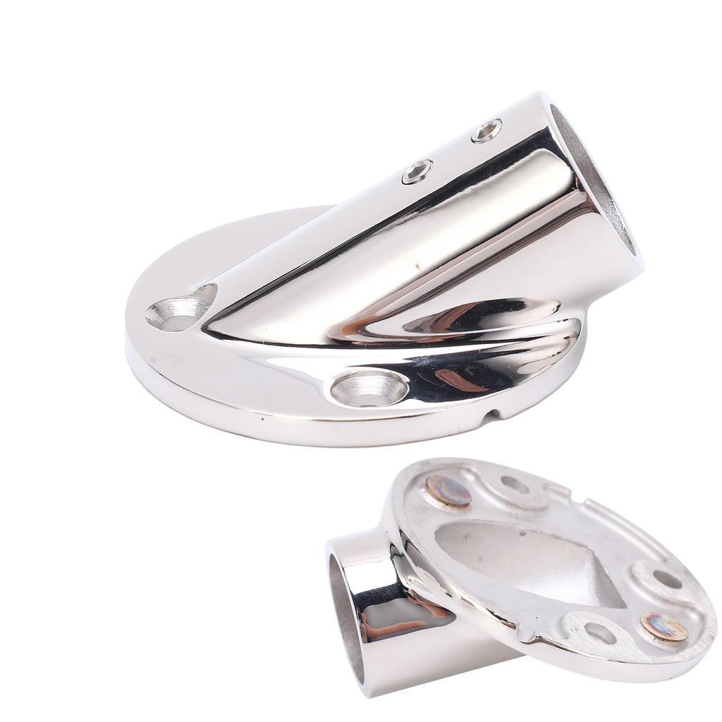 Marine Boat Hand Rail Fittings Stainless Steel 30 Degree Pipe Round Base Handrail Accesssory