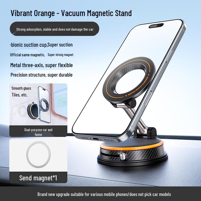 Multifunctional Double-Sided Magnetic Phone Holder for Desktop, Wall, Car, or Mirror Use