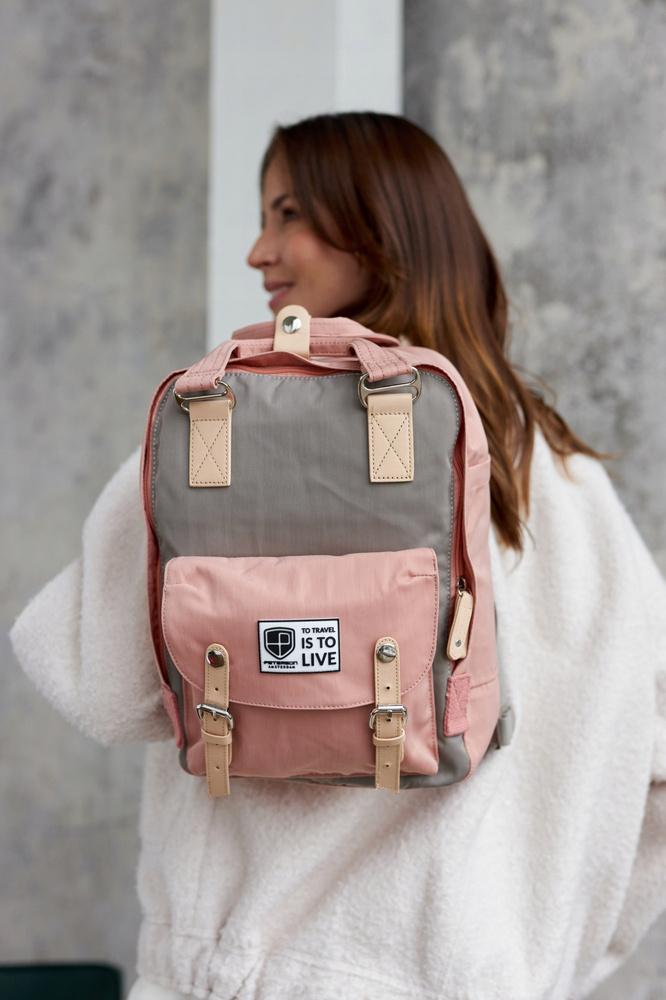 Urban, spacious polyester backpack - Peterson