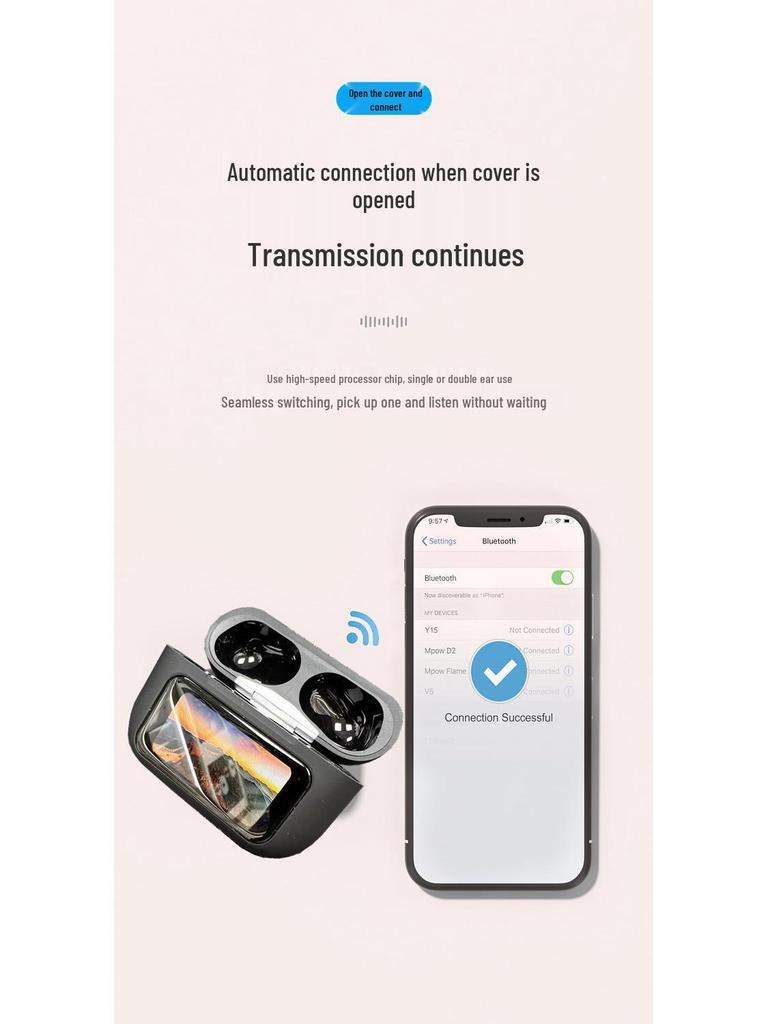 A9Pro Bluetooth Earbuds: Touchscreen, ANC Noise Cancelling, Smart E11 AI Translation, True Wireless.