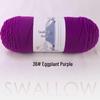 Large Skein 5-Ply Milk Cotton Yarn: Luxurious Plush for Doll Making & Seat Cushions, Available in 80 Colors
