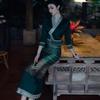Thai SilkStyle Dai Ethnic Dress Set, Embroidered Skirt, Artistic Photo, Dance Wear S Style 1