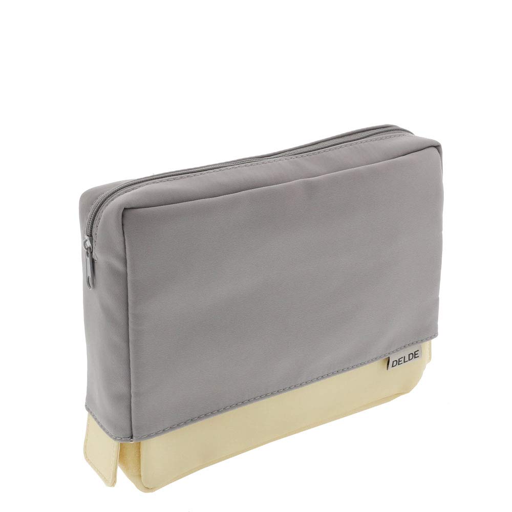 Sunstar Stationery Square Pouch L Delde Gray X White S2281562