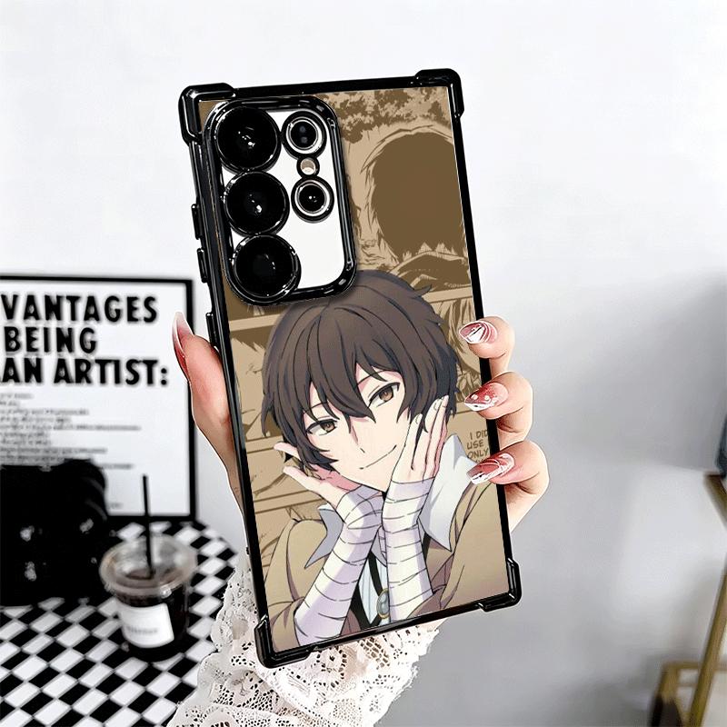 Bungo Stray Dogs Dazai Plating Phone Case For Samsung Galaxy S24 S25 FE S26 Edge S23 Ultra S22 S21 Plus S20 Anti-Fall Airabag Co