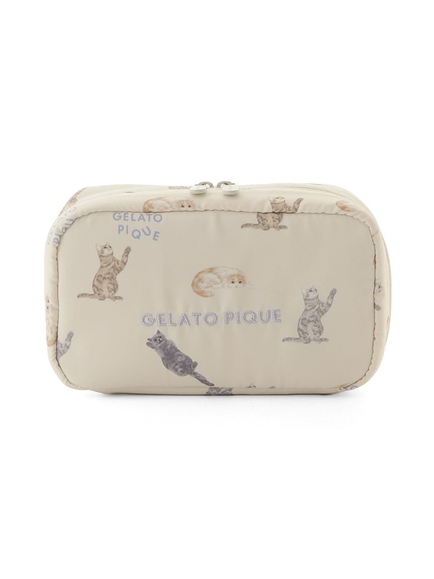

CAT print pouch PWGB251659 OWHT [Gelato Pique]