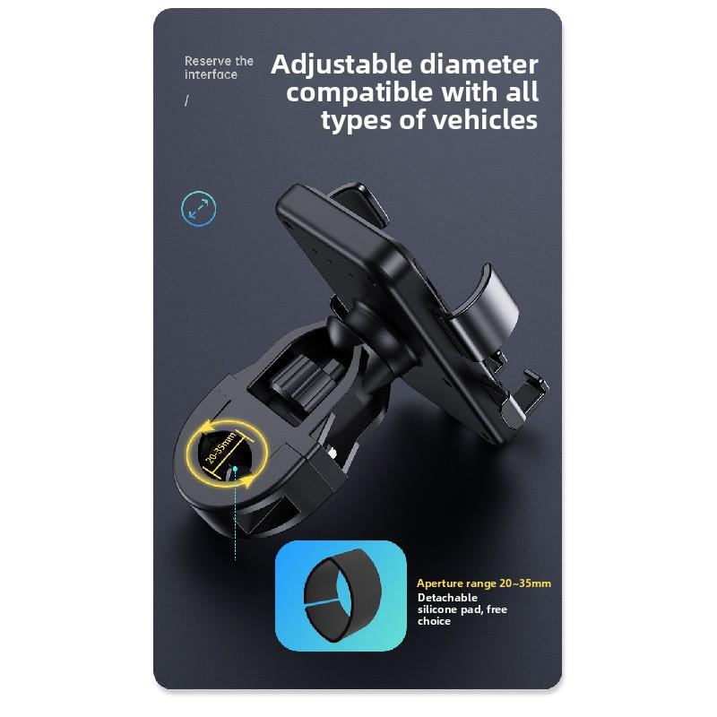 Electric vehicle phone holder, navigation bracket, universal fixed phone mount for motorcycles, bicycles, and delivery riders