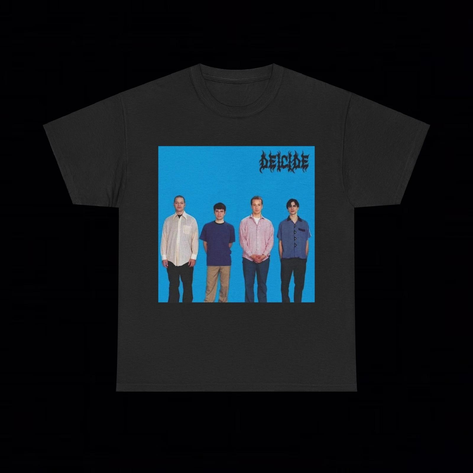 Deicide Weezer Blue Album T Shirt Brutal Death Metal Slam Band Merch Grind goth S