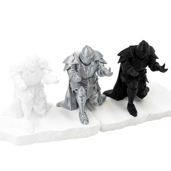 Medieval Knight Pen Holder Kneeling Knight In Armor Pencil Holder Desktop Decoration Fun Pen Holder Gift for Students Office Workers