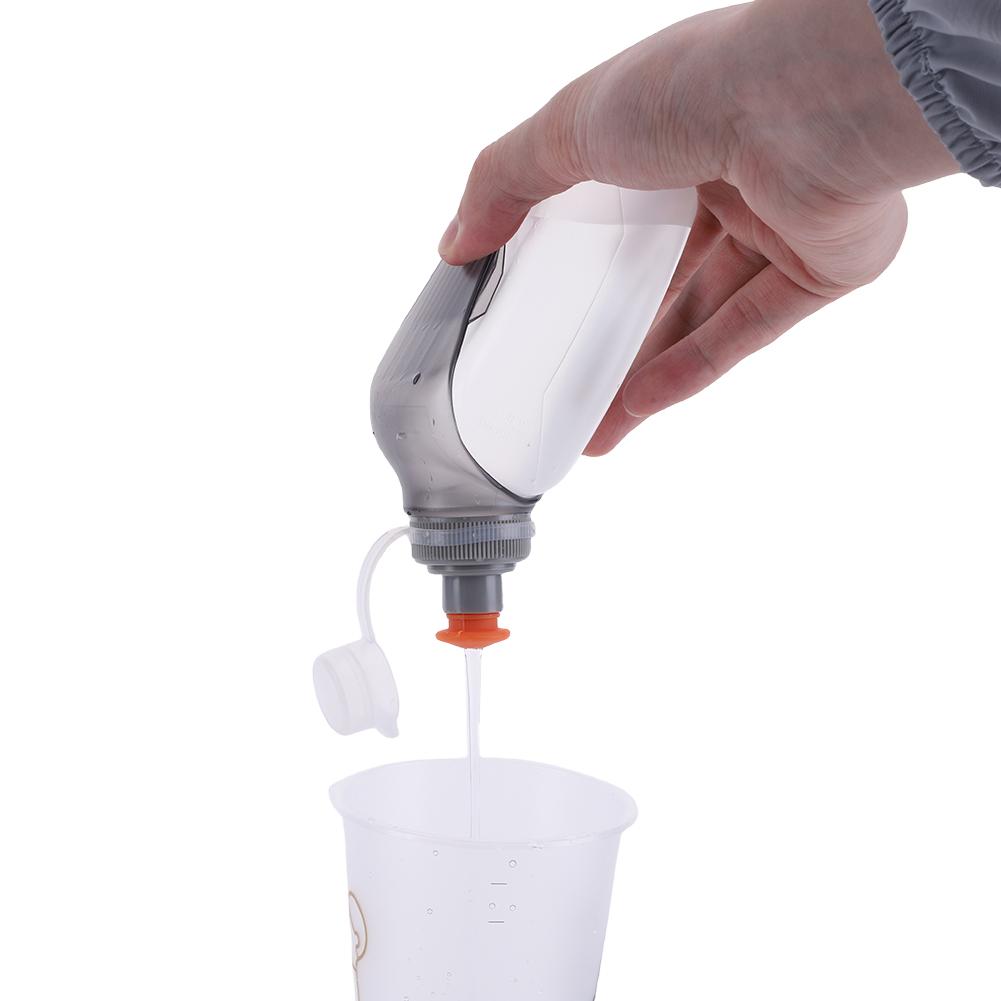 250ml Trinkflasche für die Taille mit Clip und staubdichtem Deckel Arc-Wasserflasche, auslaufsichere Sport-Wasserflasche für Camping, Radfahren, Marathon