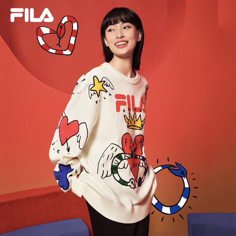 FILA Couple's New Year Graffiti Knit Sweater