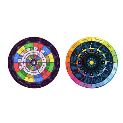 Pendelmatte Sternbilder Mauspads Gummi Divinationsmatte Wünschelruten Zeremonienmatte für Schreibtischdekoration
