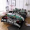 Gamer Duvet Cover for Boys Gaming Comforter Cover Games Gamepad Polyester Bedding Set Kids Game Room Decor Video Game Controller