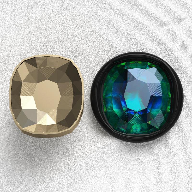 Gemstone Series 3D Imitation Cat'S Eye Diamond Sealing Wax Stamp Head For Wedding Invitation Gift Packaging Cards Scrapbooking