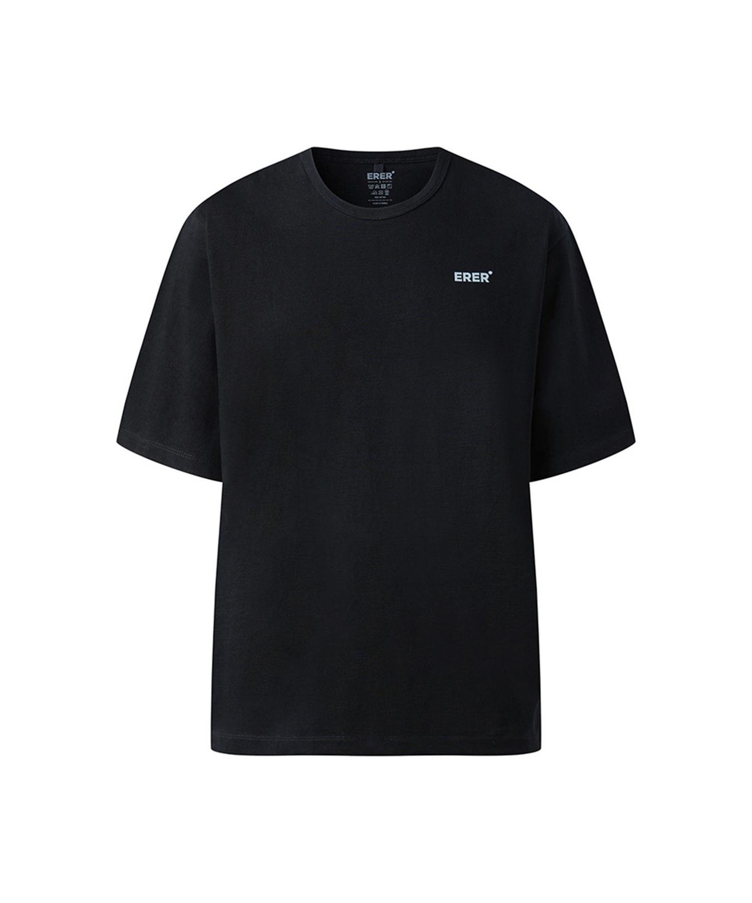 Er Er [Un] Basic Logo T-Shirt Black Black/1