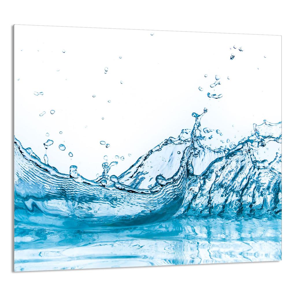 PANEL SZKLANY DO KUCHNI 65x60 Woda