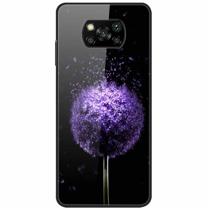 Etui na Poco X3 Pro Modne Urocze Szkło Hartowane Luksusowe Pokrowce Coque dla Xiaomi Poco X3 NFC Etui PocoX3 X 3 Zderzak Ochronny
