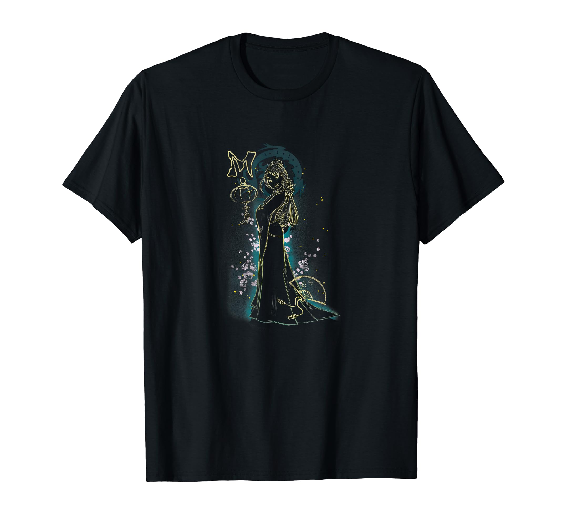 

Disney Mulan Elegant Outline Illuminating Fan T-Shirt