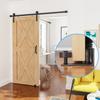 Black Finish Barn Door Floor Guide Flat Bottom Adjustable Roller Stay Roller  Window Rollers