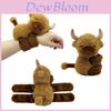 Atwoods Highland Cow Plush Toy With Bow For Kids Room Decor