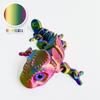 10Cm 3D Printing Chameleon Model Flexible Joints Movable Decompression Birthday Toy Simulation Animal Decoration Ornament Home