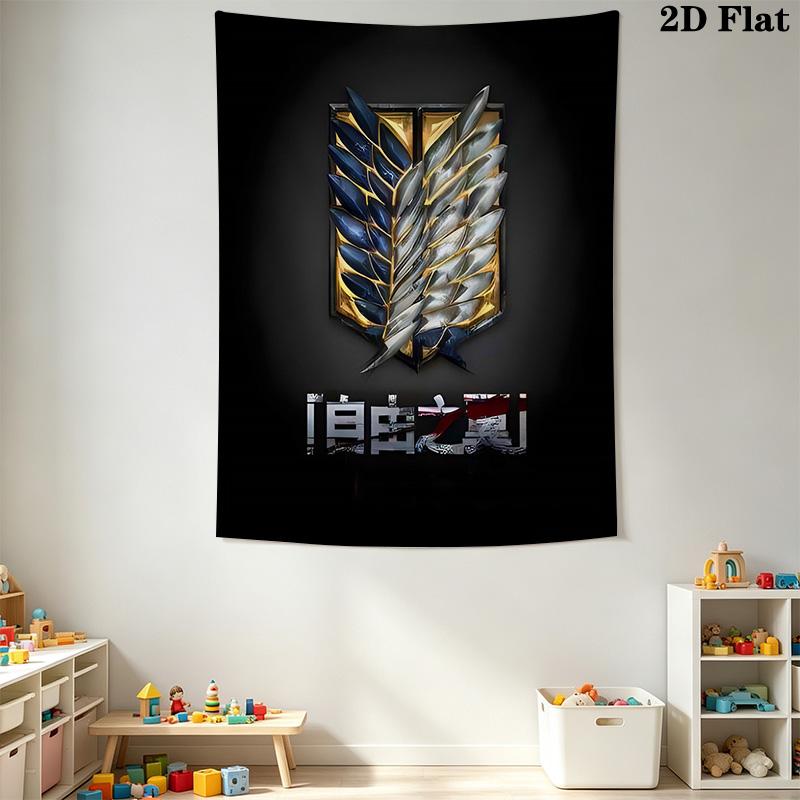 Attack Titan Wall Tapestry Tapestry Fashion Print Wallmounted Wall Decoration Work Of Art Wall Covering Decoration