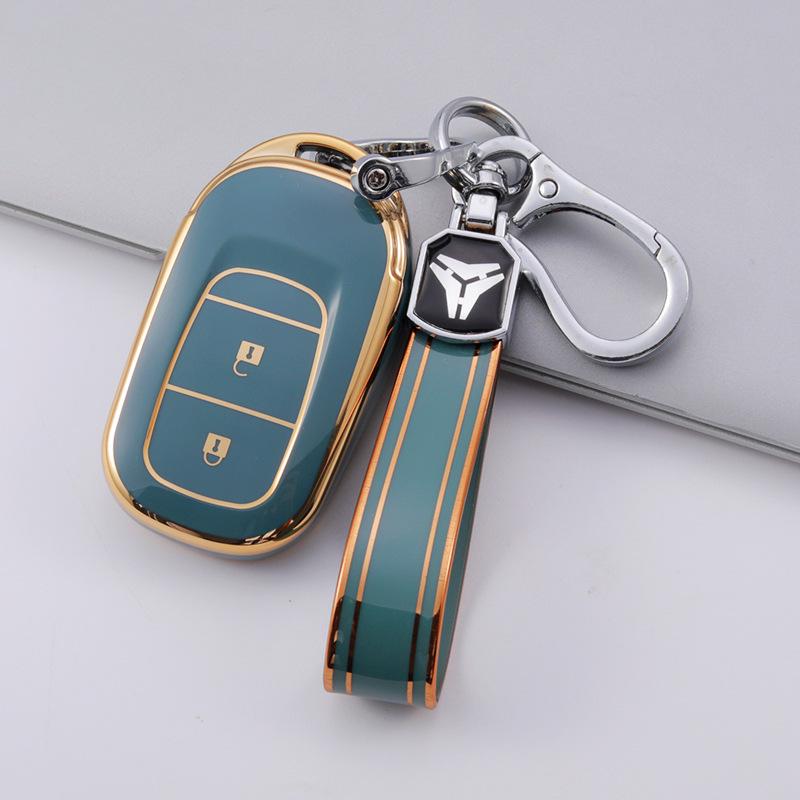 TPU Schlüsselhülle für 2008-2015 Buick Excelle, Goldrand