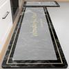 Light Luxury Diatom Mud Mat Nordic Wind Household Long Strip Absorbent Oil Absorption Non-slip Foot Mat Dirty Kitchen Mat