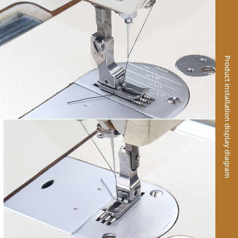 Machine Flat Upper Collar Special Presser Foot Handy Gadget P778 Industrial Sewing Machine Shirt Upper Collar Special High and Low Pressure Foot