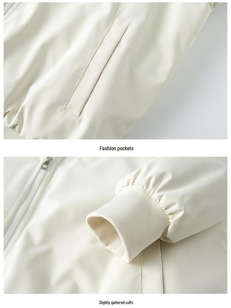 Vielseitige Baumwolljacke mit Baseballkragen für Herren - Gepolstert, warm und bequem für Herbst und Winter