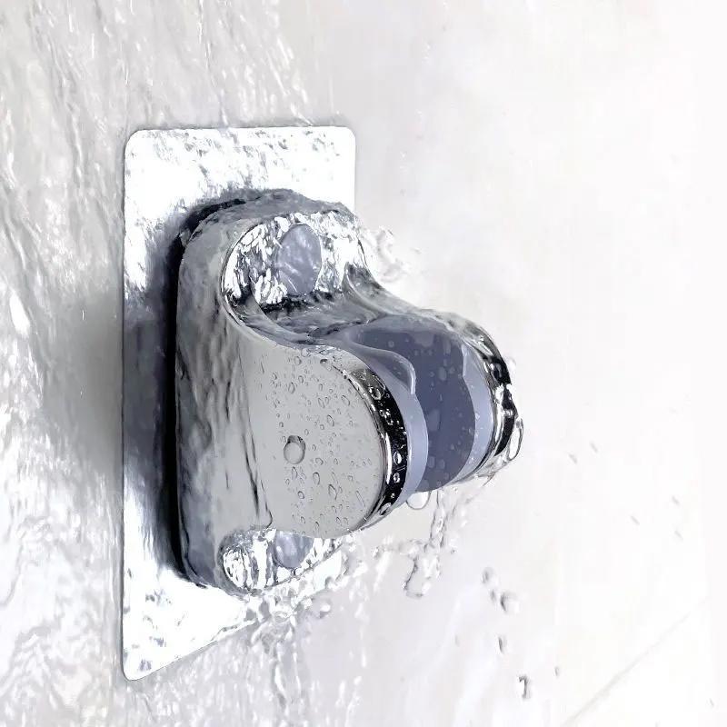 Adjustable Shower Bracket for Bathroom Fixed Base for Shower Pressure-boosting Showerhead Base Sturdy Showerhead Support Base
