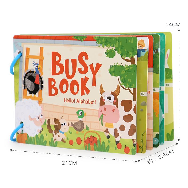 Multilingual Kids Tearable Sticker Book for Number Cognition and Early Education