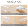 Portable Mousse Foaming Empty Bottle Refillable Travel Dispenser Container