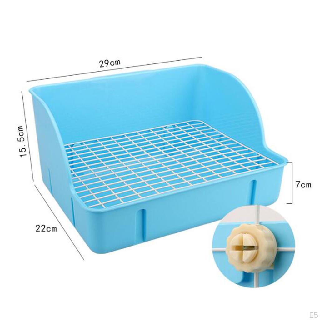 Cage Toilet Bedding Box Pet Potty for Guinea Pigs