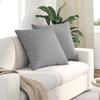 Sofa Cushions 2 Pcs Cloud Grey 60 X 60 Cm Fabric
