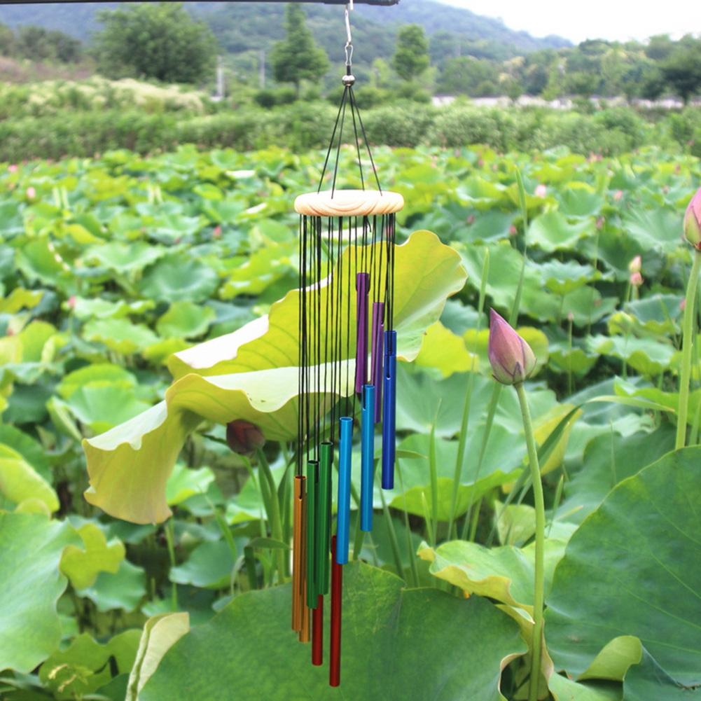 Windspiel mit entspannender Melodie und S-förmigem Design für den Innen- und Außenbereich