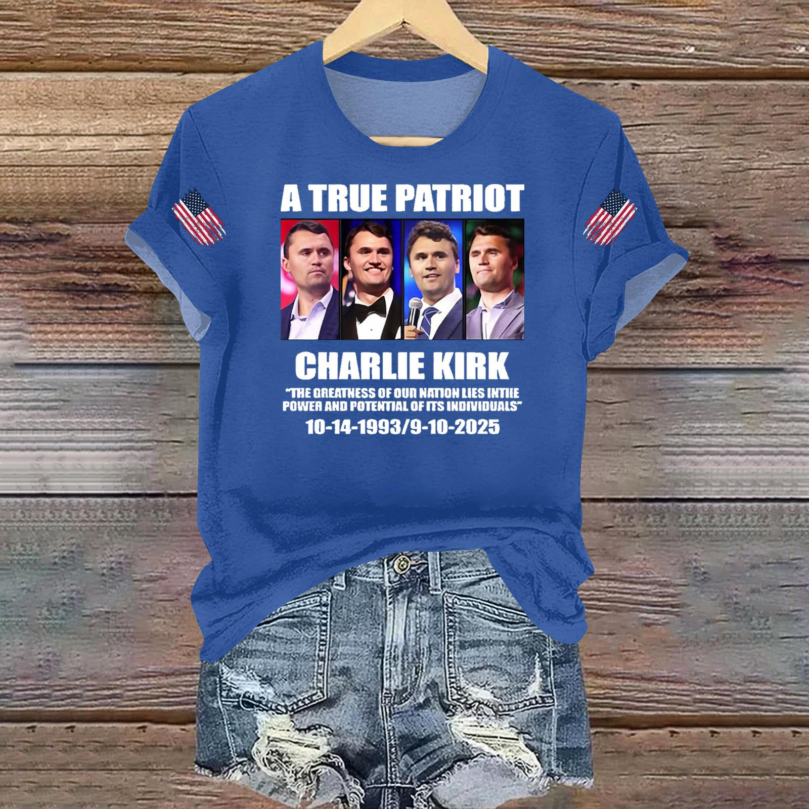 

Женская повседневная футболка с принтом, пуловер с круглым вырезом, топ с коротким рукавом XL синий