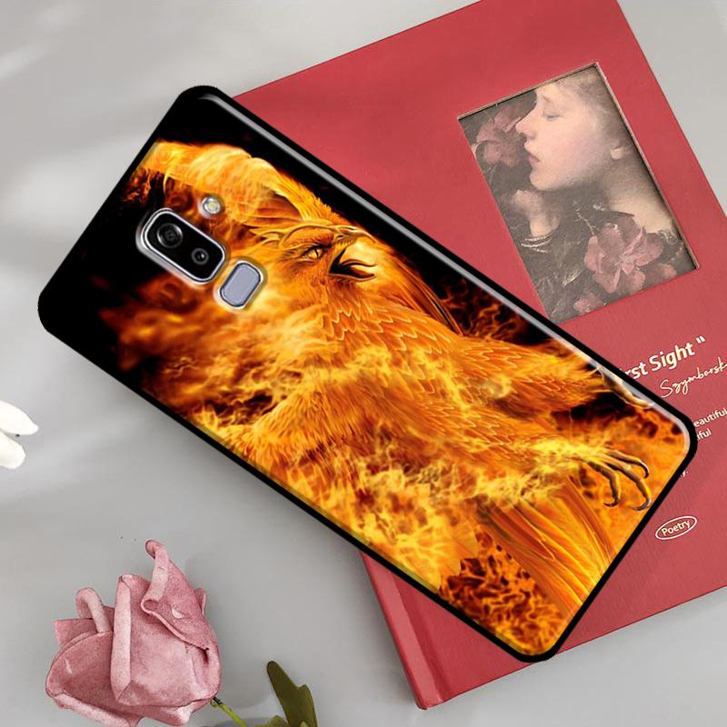 Phoenix Bird Case For Samsung Galaxy J8 A9 2018 A3 A5 J1 2016 J3 J5 J7 2017 A6 A8 J4 J6 Plus Back Cover