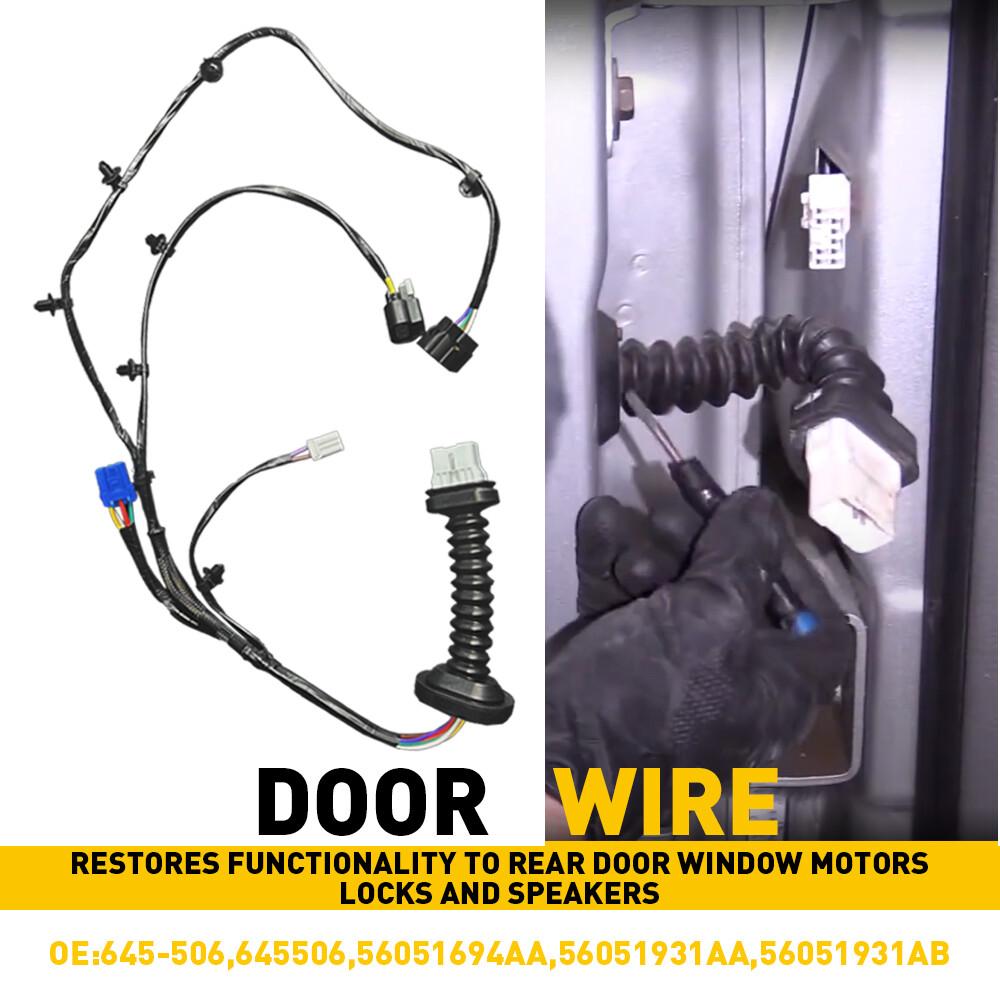 Rear Door Wiring Harness Fits for 2004-2008 Dodge Ram 1500 2500 3500 #56051694AA