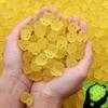 Luminous Yellow Resin Chicken Keychain - Cute Cartoon Micro-Landscape Ornament Accessory