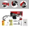 Electric Hoist, 551lbs Electric Winch, Electric Lift, 110V Electric Hoist with Remote Control & Single/Double Slings for Lifting
