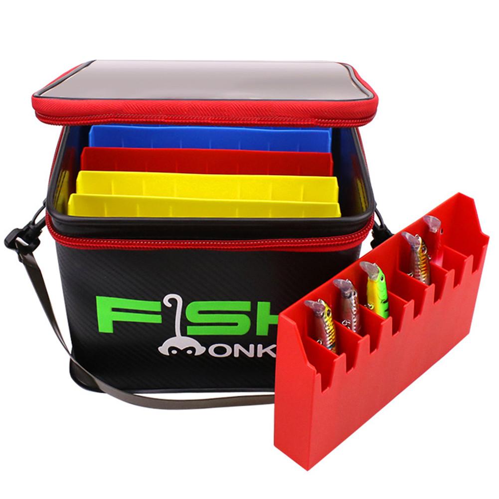 Fishing Lure Storage  Case Multi-function Fish Bucket Bag With Detachable Waterproof Bag Bait storage box#1
