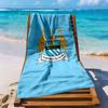 Manchester City Beach Towel Super Soft Microfiber Quickdry Fabric Comfortable Lightweight