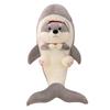 Ocean Shark Plush Dog Toy - Silly Shark Pillow & Funny Gift