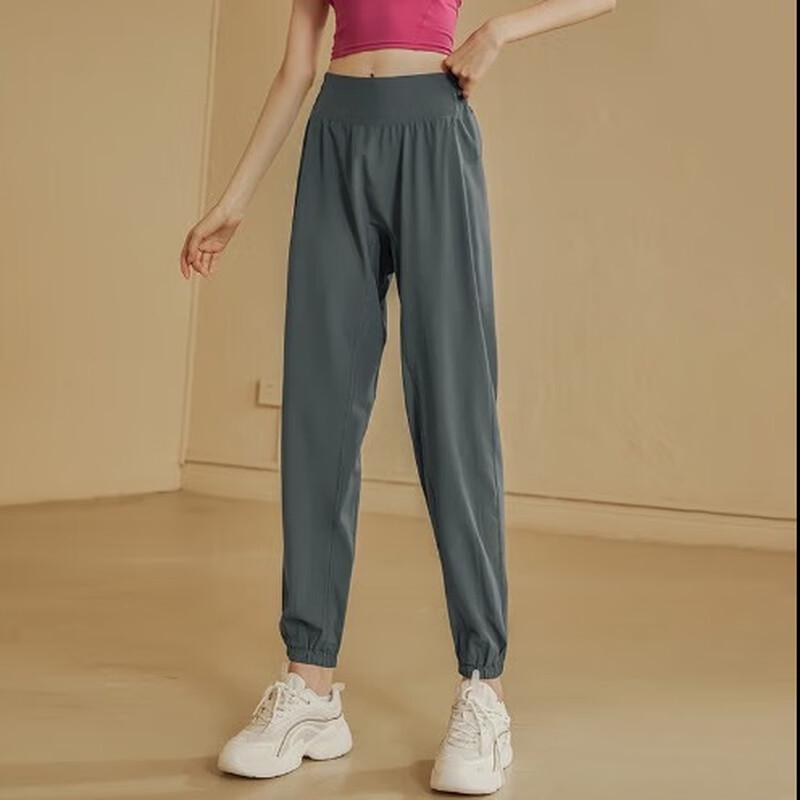 WEZHO Women s High-Waist Loose Fit Quick-Dry Yoga Pants