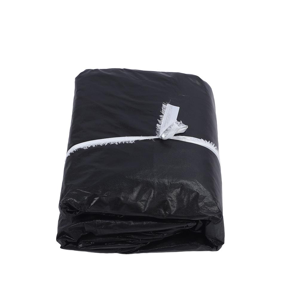 Truck Cover Heavy Duty Waterproofing Windproof Reflective Stripe Snow Sun Dust Protection for Pickup Trucks Black