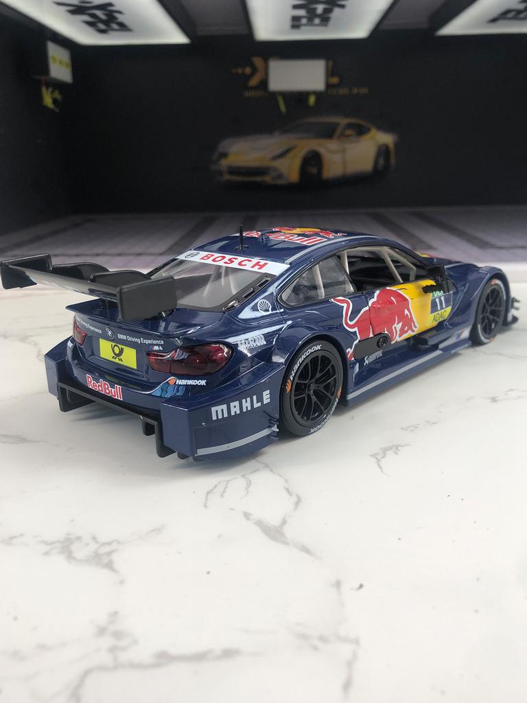 ACB1 CCA 1:24 BMW M4 DTM Red Bull model car, zinc alloy metal ornament, collectible gift car