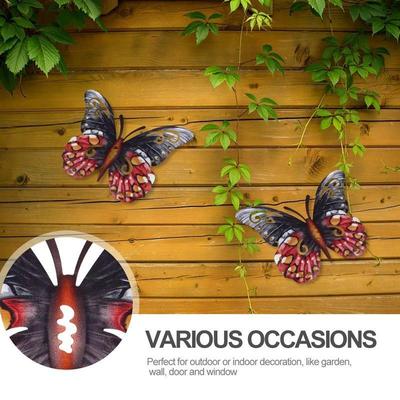 Metallhandwerk Schmetterling Wanddekoration Schmiedeeisen Wandbehang Dekoration Home Decor Dekorative Wandaufkleber