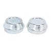 2pcs 48mm Trailer Hub Dust Cap Galvanized Steel Trailer Wheel Hub Grease Cover Replacement for Alko Trailer Wheel Hub