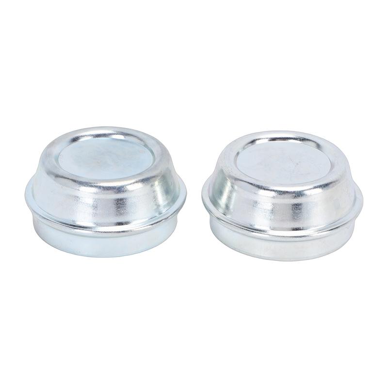 2pcs 48mm Trailer Hub Dust Cap Galvanized Steel Trailer Wheel Hub Grease Cover Replacement for Alko Trailer Wheel Hub